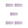 thumbnail image 3 of Justharion Coffin Nail Set Glossy Classic French Style Scratch Resistant Artificial Press-on Fingernails Manicure Stickers Type 10 5Set, 3 of 6