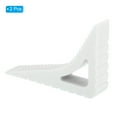 thumbnail image 3 of 2 Pcs Door Stoppers, Door Stop Doorstop Rubber Door Stopper Wedge Small Door Wedge Sturdy Window Stopper, White, 3 of 5