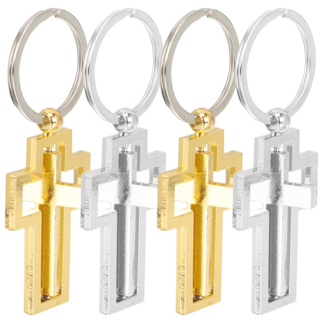 Miangastore Porte-Clés en Métal 4 Pcs 3.1 Po X 1.2 Po X 0.2 Po