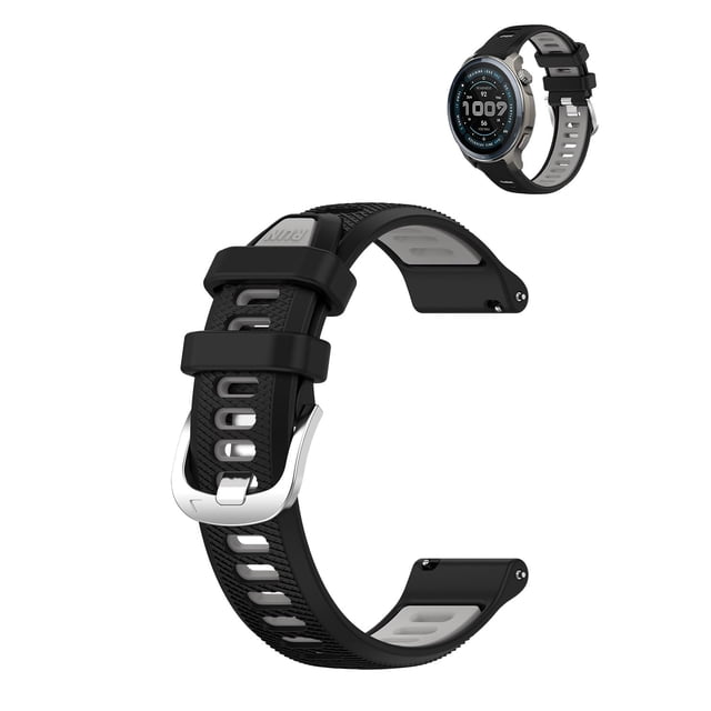 Pulseras YAJOJO Silicone para Amazfit Balance 2 1.5 Black Grey