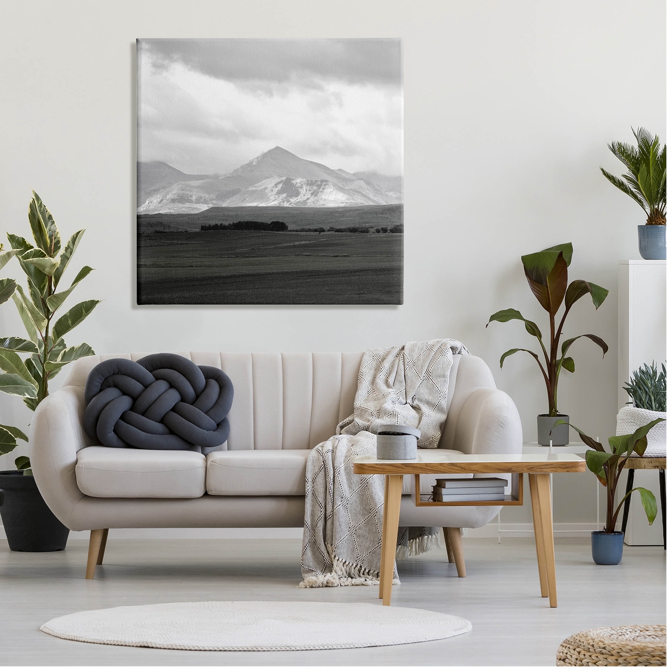 Stupell Industries Rural Mountain Peak Clouds Photograph Gallery Wrapped Canvas Print Wall Art, Design by Carol Robinson