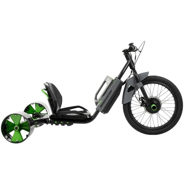 送料込​HuffyハフィGreenMachineドリフトDriftトライクUSA Huffy Green Machine 36-Volt Electric Drift Trike, Black, for