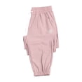 thumbnail image 2 of LEKDFST Women's Joggers Pants Pockets Drawstring Running Sweatpants for Women Lounge Workout Jogging Light Pink XXXL, 2 of 7