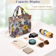 thumbnail image 5 of FORMRS Womens Corduroy Tote Bag Crossbody Shoulder Handbag with Pocket, Colorful Flowers, 5 of 7