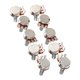 thumbnail image 1 of Pack of 10 Metal Taper A500K Split Shaft Potentiometer Solder Lug Connections Guitar Bass Tone Control Upgrading Set, 1 of 4