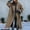 Khaki, variant on RYDCOT Women's Winter Casual Wool Blend Overcoat Notch Lapel Single Breasted Long Wool Coat Fall and Winter Straight Cardigan with Pockets Sale or Clearance