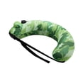 thumbnail image 4 of Cinturón de natación inflable almohada de cuello de viaje ajustable para Beach Lake Water Park Verde, 4 of 8