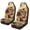 Highland Cow, variant on Yuyamidu Colorful Dog Paws Car Seat Covers Waterproof Front Seat Covers Easy Installation Stretch Polyester Fabric Cover Protection Interior Accessories Universal Fit Most Cars,SUV, Trucks
