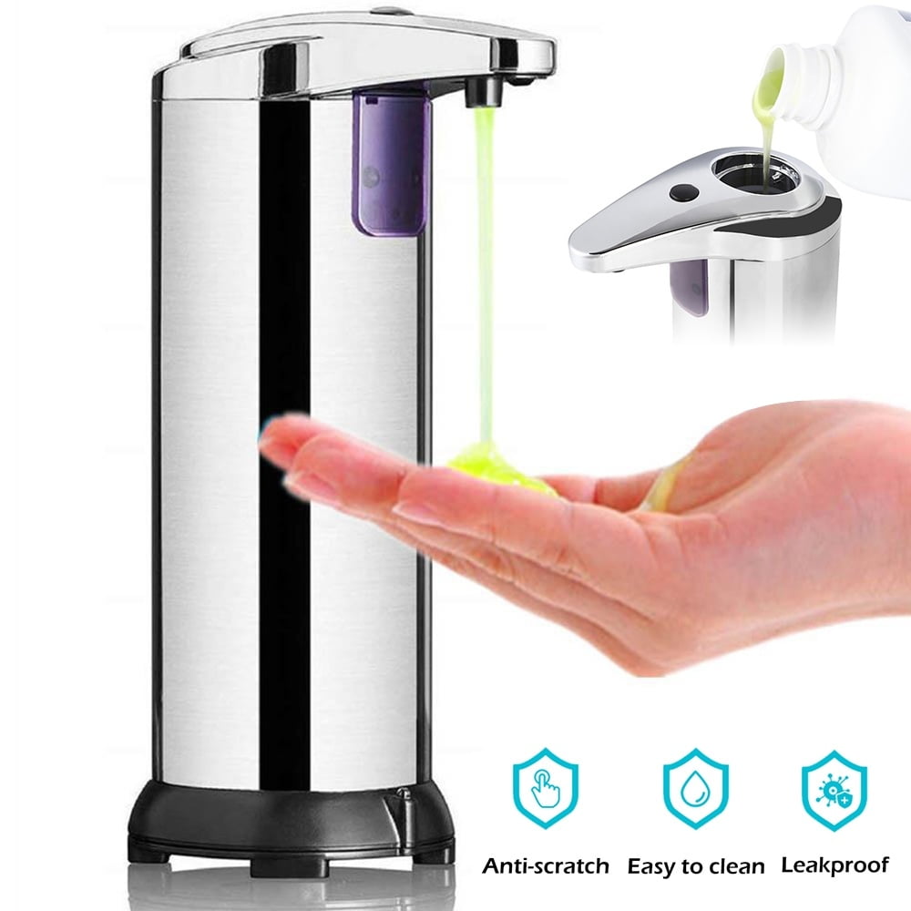 250ML Infrared Automatic Soap Dispenser Disinfectant Sensor Shampoo Soaps (not Included