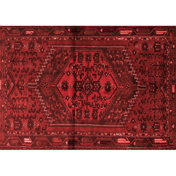 Ahgly Company Indoor Rectangle Persian Red Traditional Area Rugs, 2' x 3'