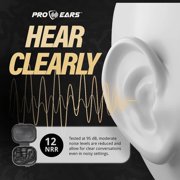 PRO Ears Pro Ear Audiomorphic Large Plug, Noise Reduction Hearing Protection