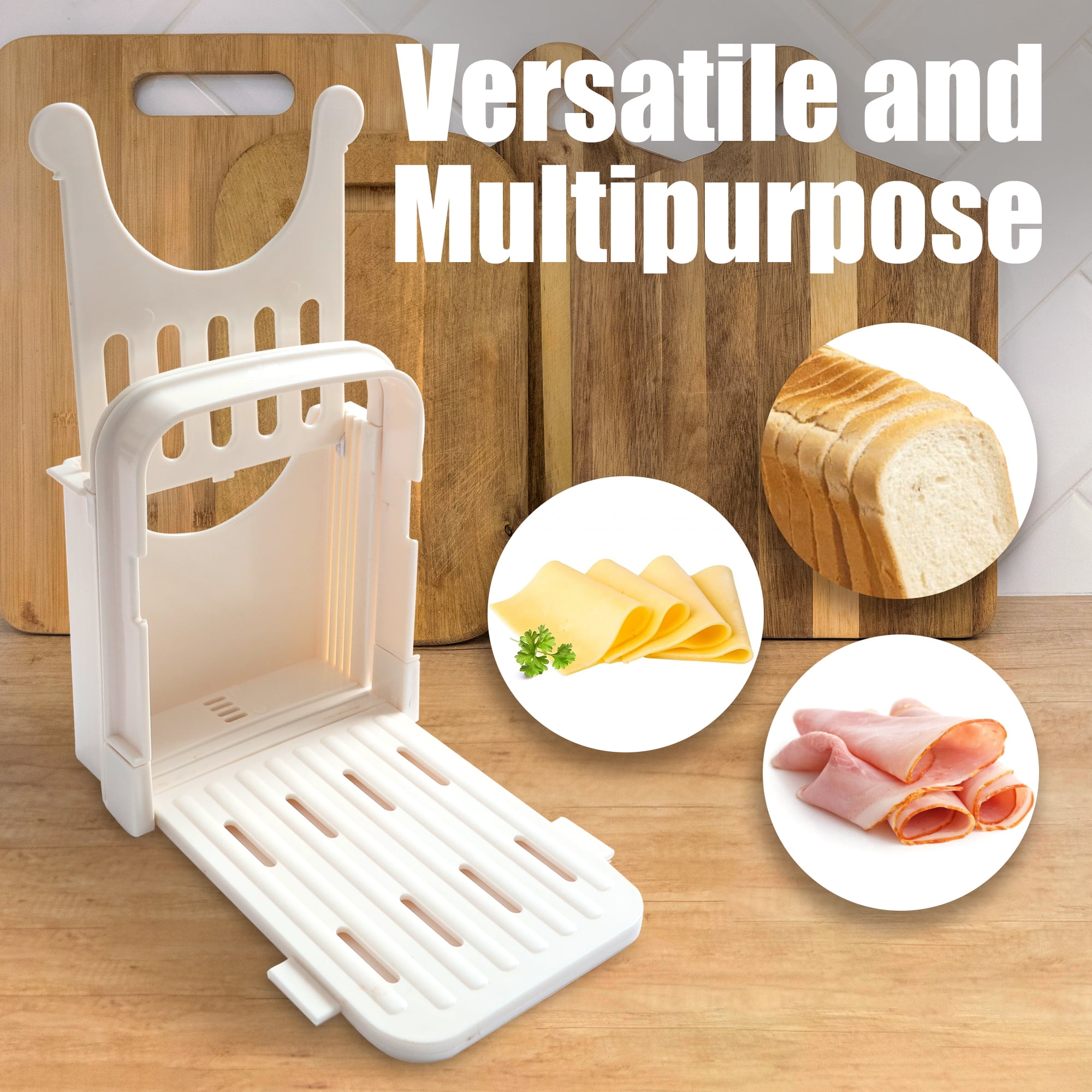  Bread Slicer for Homemade Bread Loaf, Food Grade ABS Plastic  Bread Cutting Board with Guide Slots for Home Kitchen, Bakery, Stores,  Restaurants: Home & Kitchen
