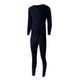 thumbnail image 2 of Conjuntos de ropa interior térmica para hombre, sólidos, finos, cuello redondo, mangas largas, ropa interior y pantalones abrigados, trajes para hombre, camisetas y pantalones de algodón., 2 of 6