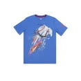 thumbnail image 2 of Athletic Works Boys Active Solid & Graphic Short Sleeve T-shirt, 3-Pack, Sizes 4-18 & Husky, 2 of 13