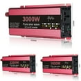 Pure Sine Wave Power Inverter 3000/2200/1600W 12V to 220V for Home