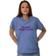 thumbnail image 5 of Crazy Dog Lady Puppy Lover Pet Owner Women's Graphic T Shirt Tees Brisco Brands S, 5 of 6