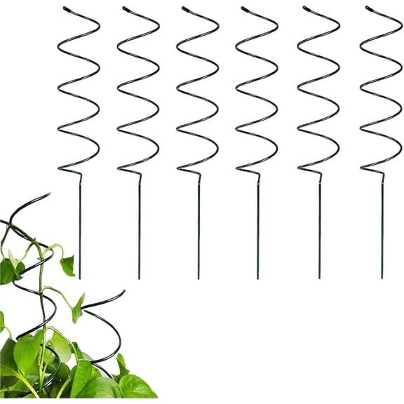 6/10/18PCS Tomato Twist Stake - 2025 New Spiral Tomato Stakes, Twisted Tomato Stakes, Climbing Plant Stake Tower Plant Supports