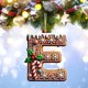 thumbnail image 1 of Colgante navideño Harliver de 26 letras, estilo pan de jengibre, con letras de la A a la Z, para colgar en el árbol., 1 of 4