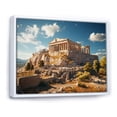thumbnail image 2 of Designart "The Majesty of the Acropolis in Greece" Landscapes Floater Framed Wall Decor, 2 of 7
