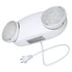 thumbnail image 3 of Luz de emergencia LED, accesorios de iluminación de emergencia comerciales ajustables de dos cabezales con batería de respaldo, enchufe estadounidense de 85-265V, 3 of 5