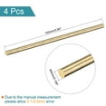 thumbnail image 2 of Unique Bargains 4mm Diameter 150mm Length Brass Solid Round Rod for DIY Craft 4 packs, 2 of 4