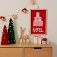 thumbnail image 5 of Fwttom Reindeer Christmas Decorations Indoor - Simulation Reindeer Desktop Small Figurine Christmas Deer Decor for Holiday Vacation Party, 5 of 6