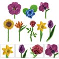 thumbnail image 2 of MasteelfCA 8Pcs Mini Simulation Flower Ornaments Sand Table Decoration DIY Accessories, 2 of 7
