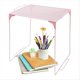 thumbnail image 2 of Estante Organizador Apilable para Casilleros, Estante Adicional para Casilleros Escolares, Gabinete de Almacenamiento, Apto para Rosa., 2 of 5