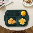 thumbnail image 5 of Kids plates Wheats Straw Childrens Meal Plates Student Five Meal Plates Thickened Cafeteria Partition Tableware Multi Lunch Plates, 5 of 9