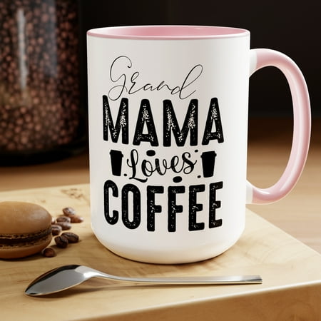 

Coffee Themed Mug Grand Mama Coffee Mug Coffee Motivation Mug 15oz Coffee Mug