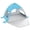 Blue, variant on TOBTOS UPF 50+ Pop Up Beach Tent for 2-3 People, Automatic Sun Shelter with UV Protection, Portable Lightweight Beach Canopy with Carry Bag