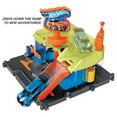 thumbnail image 7 of Hot Wheels City Downtown Express Car Wash with 1:64 Scale Toy Car, 6.88 in, 7 of 7