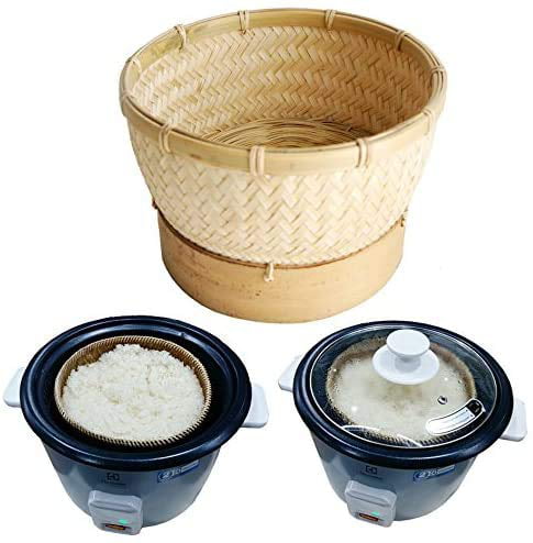 Bamboo Basket For Electric Cooker Sticky Rice Steam Cookware Kitchen Thai-Style 
