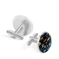 thumbnail image 3 of Hanukkah Formal Attire Shirt Cufflinks Made of Stainless Steel for Elegant Events, 3 of 6