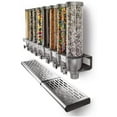 thumbnail image 3 of Rosseto EZ527 Five Container Ice Cream Topping Candy Wall Mount Dispenser - 1.3 Gallon Each, 3 of 3