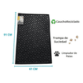 thumbnail image 5 of Tapete Alfombra Entrada Uso Rudo 61 X 91 Cm Stepguard 91 Cm 61 Cm Geométrica Negro, 5 of 5