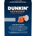 thumbnail image 7 of Dunkin’ Espresso Bold Roast Coffee, Capsules for Espresso Machines, 9 Intensity, 10 Count Box, 7 of 7