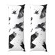 thumbnail image 1 of Fotbe Monochrome Flying Ravens Funda para Almohada Corporal con Diseño, Funda de Microfibra Ultrasuave de 20x54 Pulgadas, Ropa de Cama Elegante, 1 of 7