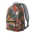 thumbnail image 2 of "Sunflower Print College Backpack for Women - Charming Wildflower Pattern School Bag, Large Capacity Bookbag with Padded Shoulder Straps", 2 of 6