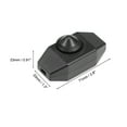 thumbnail image 2 of Uxcell AC 250V 2A Rotary Cord Switch Black for Table Lamp, 2 of 5