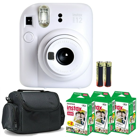 Cámara de película instantánea Fujifilm Instax Mini 12 Clay White