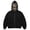 Black, variant on Halloween Hoodies Unisex Multi Spooky Halloween Facial Patterns Full Zip Hooded Jacket Oversized Casual Wear White 3XL