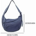 thumbnail image 6 of JUYGO Crescent Crossbody Bags for Women Hobo Bag Luna Bag Dumpling Bag Nylon Multi-Pocket Sling Bag Moon Shoulder Bag, 6 of 9