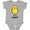 AC-Heather Grey, variant on Inktastic Chick Magnet Boys Baby Bodysuit