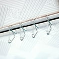 thumbnail image 3 of 100pcs Drop Ceiling Hook Clips Fish Shape Metal Hook T-Bar Grid Wire Suspended Ceiling Hanger, 3 of 9