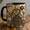 Black, variant on Nurse Mug 3D Effect Gold Stained Glass Stethoscope Heart Medical Cross Gift