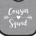 thumbnail image 4 of Inktastic Cousin Squad Boys or Girls Baby Bib, 4 of 4