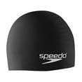 thumbnail image 1 of Speedo Unisex Adult Silicone Swim Cap - Black, One Size, 1 of 4