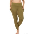 thumbnail image 3 of Zenana Women's Soft Wide Waistband Active Fitness Tight Yoga Pants Leggings with Pockets, 3 of 4