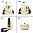 thumbnail image 3 of KXF Small Crossbody Bag for Women Water Bottle Carrier Bag Handbag Drawstring Shoulder Bags Nylon, 3 of 8